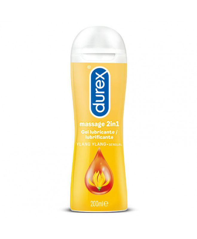 DUREX MASAŽAS 2 viename SENSUAL - YLANG YLANG 200 ml