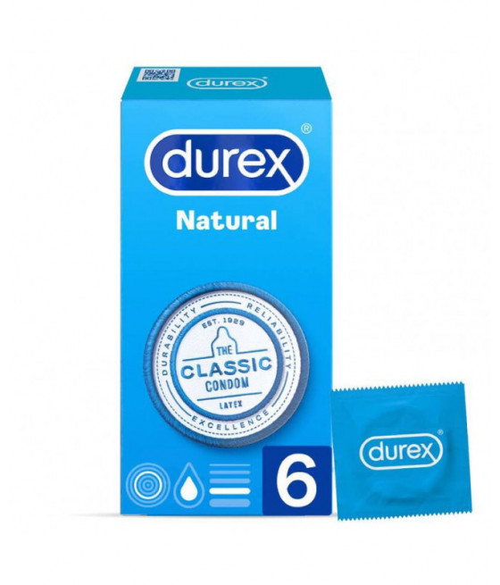 DUREX NATURAL CLASSIC 6 Vnt