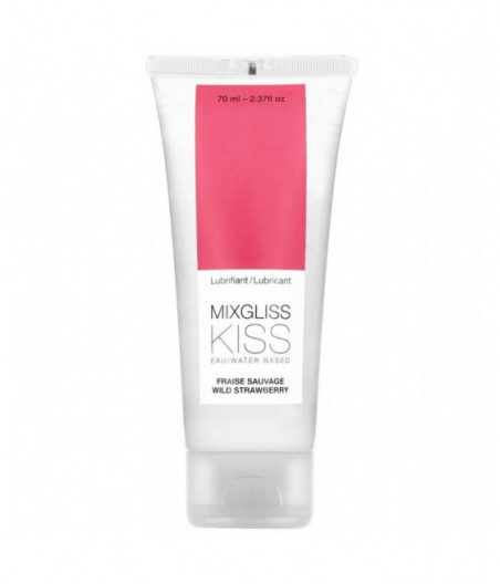 MIXGLISS WATER BASED LUBRICANT STRAWBERRY FLAVOR 70 ML