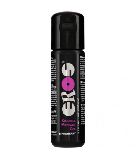 EROS KISSABLE MASSAGE GEL WARMING STRAWBERRY 100 ML