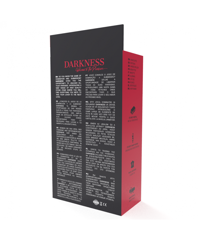 DARKNESS BLACK REGULIUOJAMI RANKELIAI SU DVIGUBA SUstiprinta JUOSTA 6