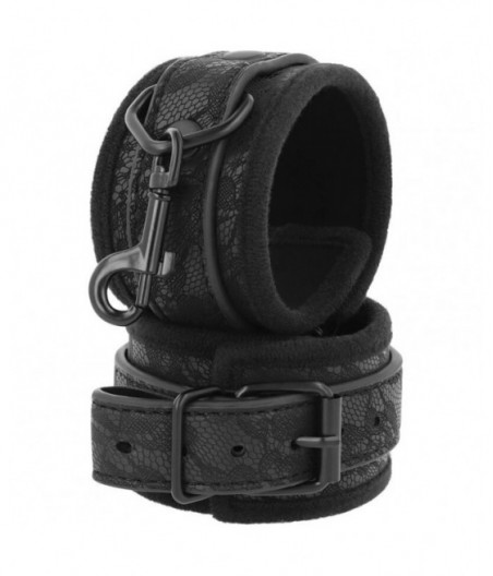 DARKNESS LUXE BLACK BDSM HANDCUFFS