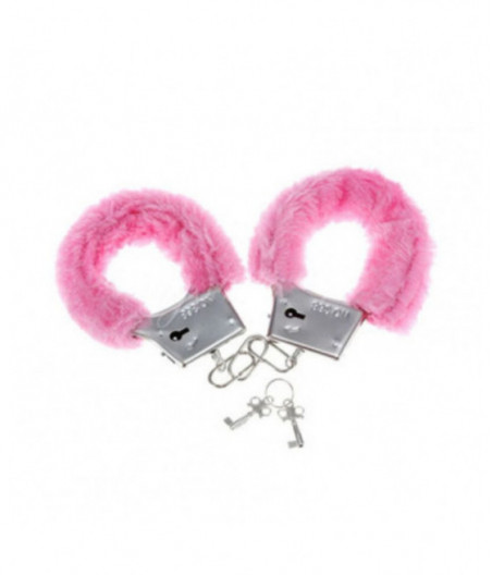 DIABLO PICANTE PLEASURE FURRY HANDCUFFS PINK