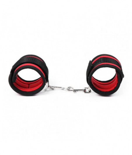 OHMAMA FETISH NYLON BIND HOOK AND LOOP WRIST RESTRAINTS