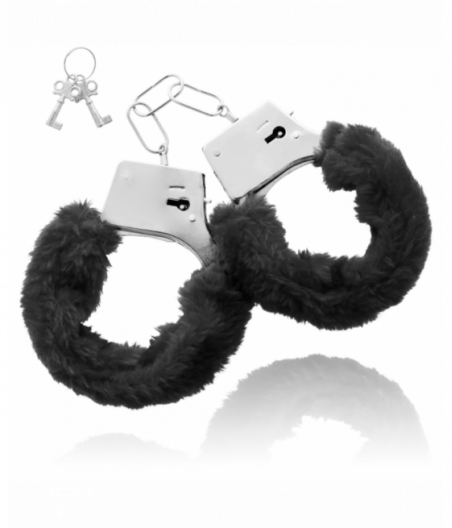 OHMAMA FETISH FLURRY METAL CUFFS BLACK