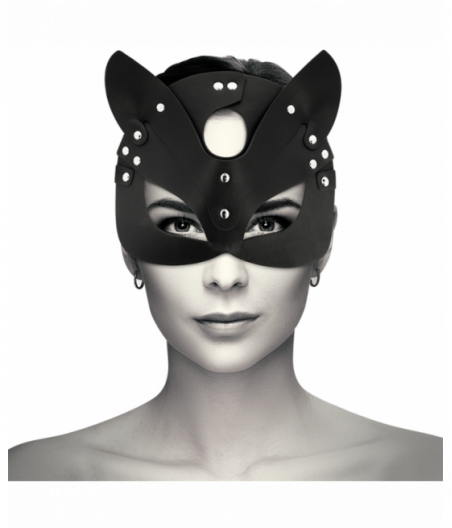 COQUETTE CHIC DESIRE VEGAN LEATHER MASK WITH CAT EARS