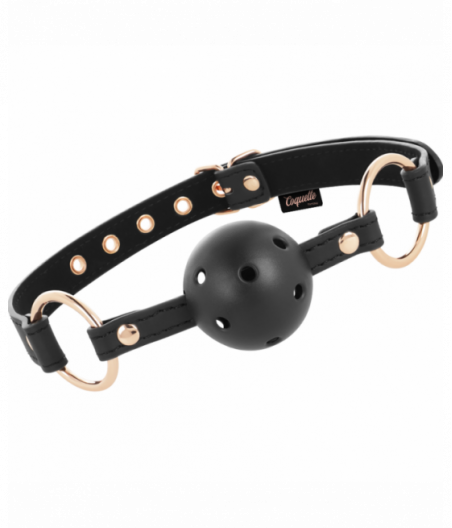 COQUETTE CHIC DESIRE FANTASY BREATHABLE VEGAN LEATHER GAG