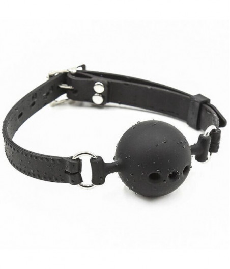 OHMAMA FETISH BREATHABLE SILICONE BALL GAG SIZE L