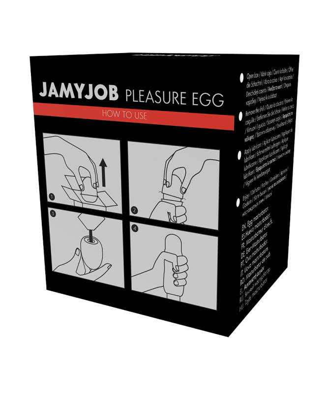 JAMYJOB EGG MASTURBATOR BLACK VERSION DISKRETUS 10