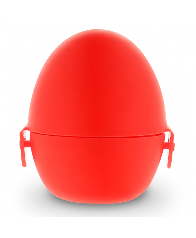 JAMYJOB EGG MASTURBATOR RED VERSION DISKRETINĖ 5