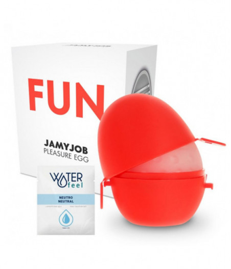 JAMYJOB EGG MASTURBATOR RED EDITION DISCRETT