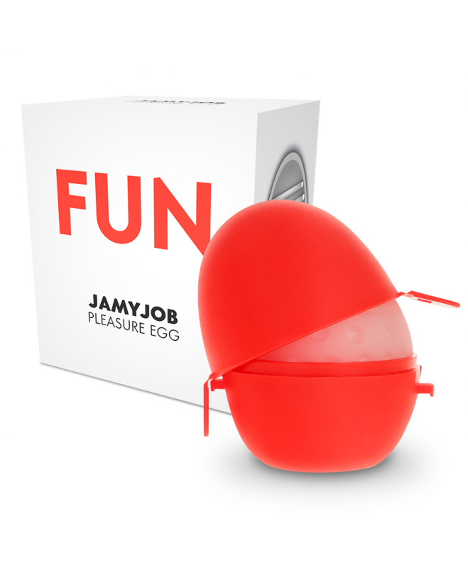 JAMYJOB EGG MASTURBATOR RED EDITION DISCRETT 2