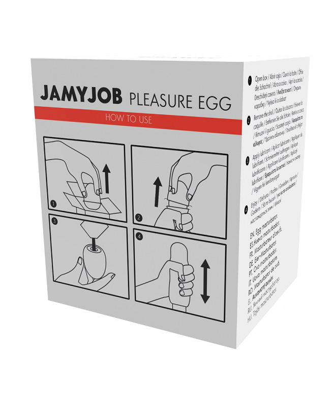 JAMYJOB EGG MASTURBATOR RED EDITION DISCRETT 11