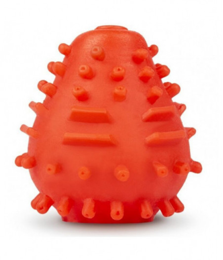 GVIBE TEXTURED AND REUSABLE EGG - RED