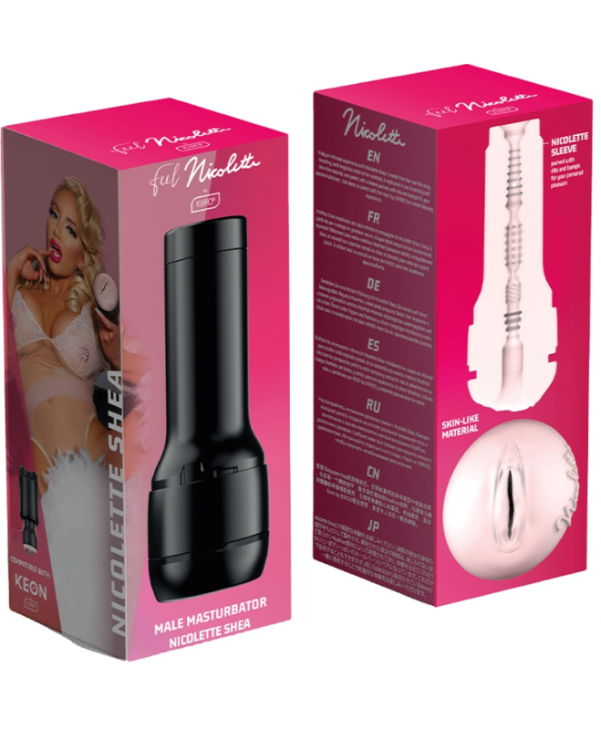 KIIROO FEEL NICOLETTE SHEA, PAGAL KIIROO STARS COLLECTION STROKERS