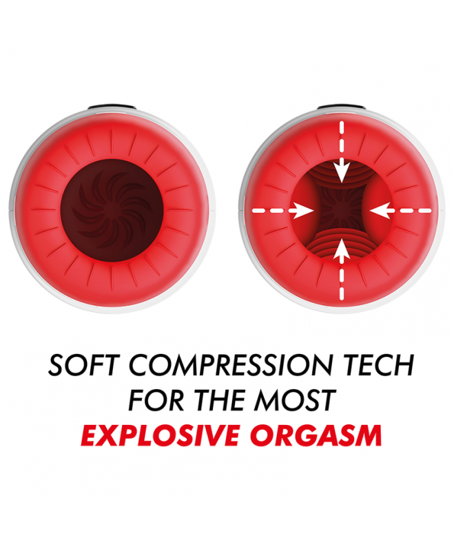 JAMYJOB ROCKET MASTURBATOR SOFT COMPRESSION TECH IR VIBRATION 9