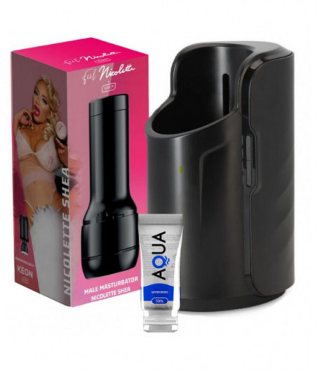 KIIROO KEON + FEEL NICOLETTE SHEA STROKER + AQUA QUALITY LUBE 50 ML