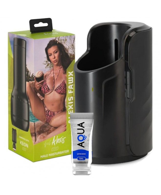 KIIROO KEON + ALEXIS FAWX STROKER + AQUA QUALITY LUBE 50 ml