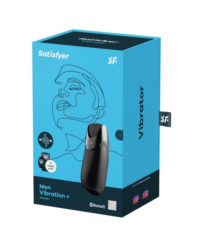 SATISFYER MEN VIBRATION+ - JUODA 5