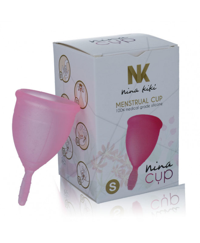 NINA CUP MENSTRUAL TAURĖS DYDIS RAUŽAS S 4