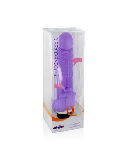 SEVEN CREATIONS CLASSIC SILICONE VIBRATOR PURPLE