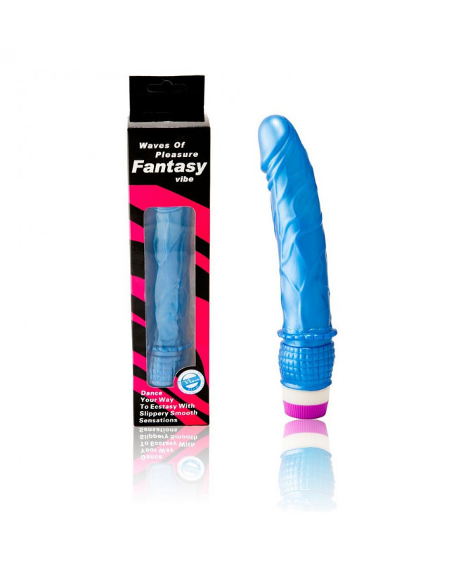 WAVES OF PRESSURE VIBRATOR 23 CM MĖLYNA