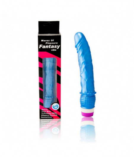 WAVES OF PLEASURE VIBRATOR 23 CM BLUE