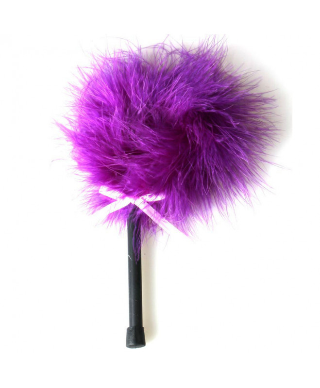 SECRETPLAY PINK PURPLE MARABOU DUSTER 2