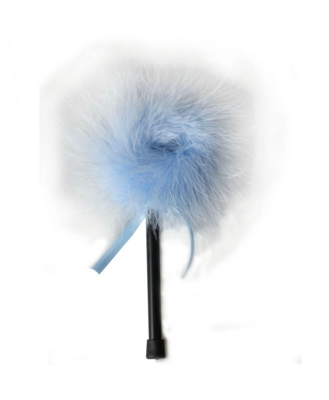 SECRETPLAY LIGHT BLUE MARABOU DUSTER 2