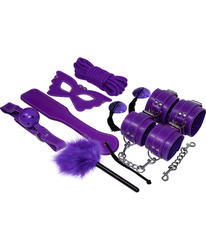 PATIRTIS BDSM FETIŠŲ RINKINYS PURPLE SERIJĄ 2