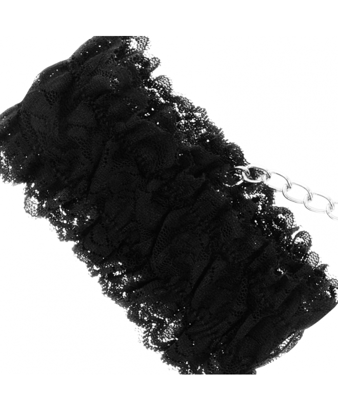 COQUETTE CHIC DESIRE LACE BONDAGE RINKINYS DELUXE BLACK 9