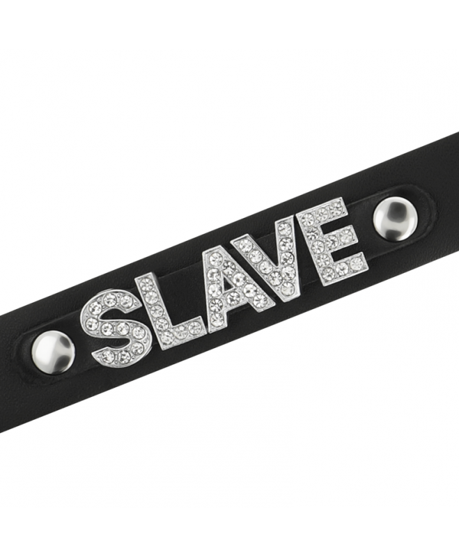 COQUETTE CHIC DESIRE CHOKER VEGAN LEATHER - SLAVE 3