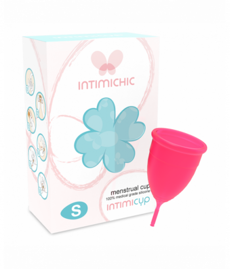 INTIMICHIC MENSTRUAL CUP MEDICAL GRADE SILICONE SIZE S