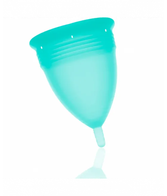 STERCUP MENSTRUAL TAURELĖS DYDIS S AQUAMARINA SPALVOS FDA SILIKONAS