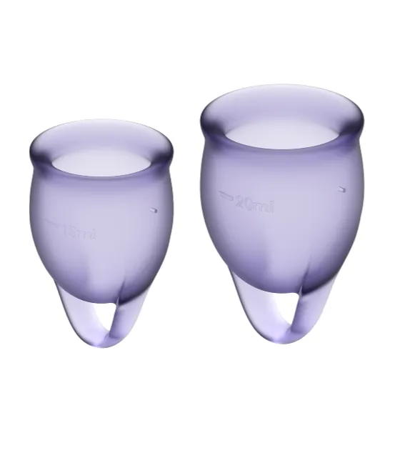PATINKANTIS PASITIKĖTI PASITIKĖTI MENSTRUALINIS TAURĖLIS PURPULINIS 15+20ML