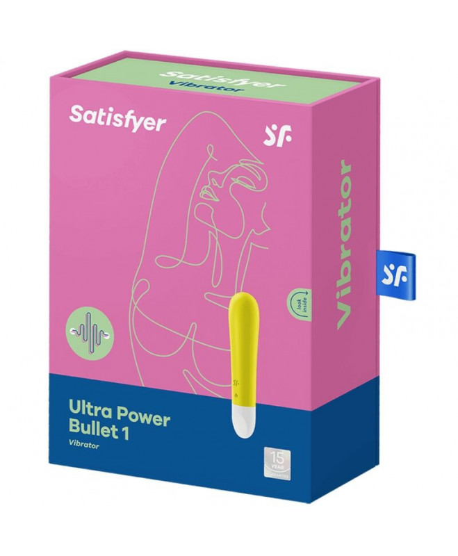 SATISFYER ULTRA POWER BULLET 1 BALA VIBRADORA AMARILLA 3