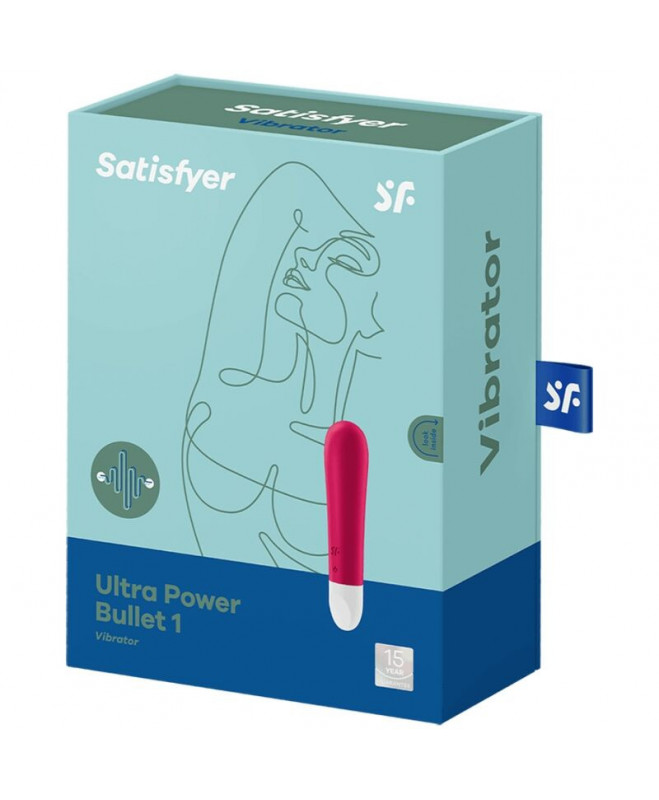 SATISFYER ULTRA POWER BULLET 1 BALA VIBRADORA ROJA 3