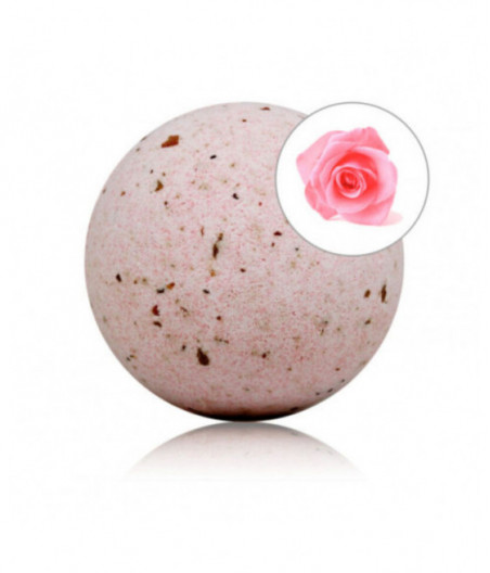 TALOKA - ROSES SCENTED BATH BOMB WITH ROSE PETALS