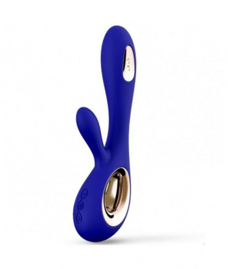 LELO SORAYA WAVE DEEP RABBIT VIBRATOR MIDNIGHT BLUE