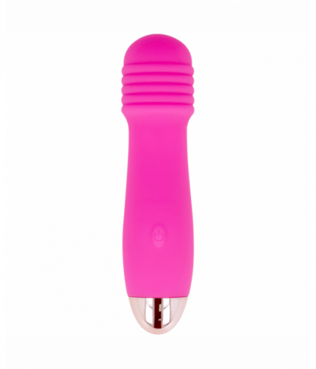 DOLCE VITA RECHARGEABLE VIBRATOR THREE PINK 7 SPEEDS