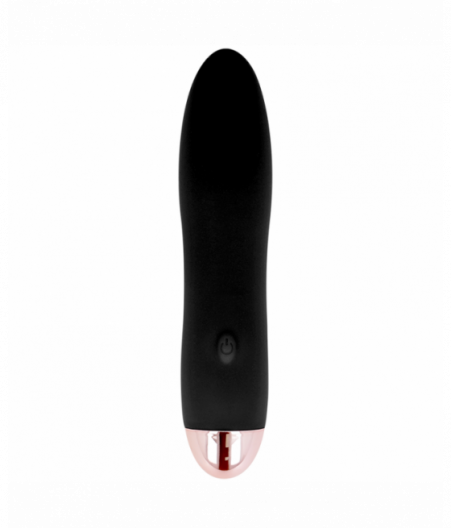 DOLCE VITA RECHARGEABLE VIBRATOR FOUR BLACK 7 SPEEDS