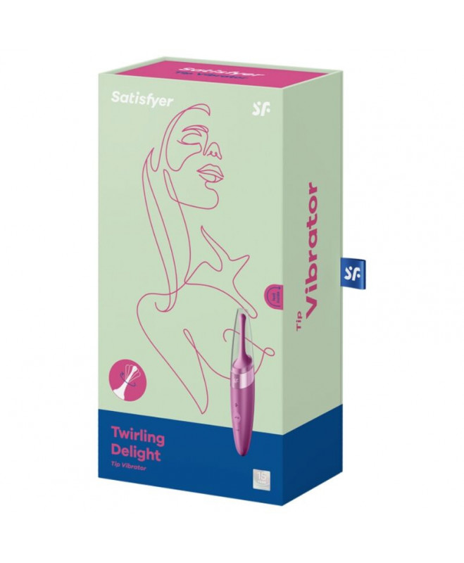 VIBRATORIUS SATISFYER TWIRLING DELIGHT CLIT TIP – PURPURINE 3