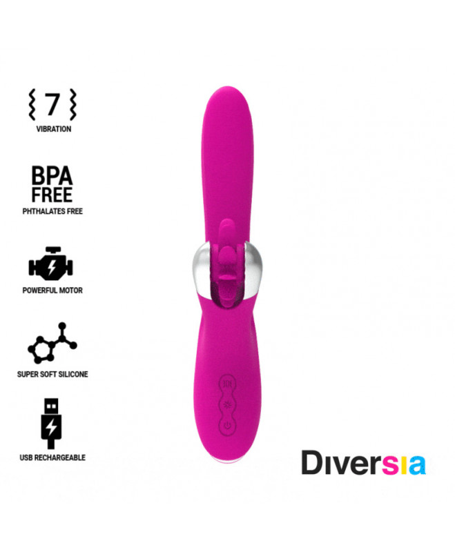 DIVERSIA BUNNY VIBRATINGIS 24 CM 10