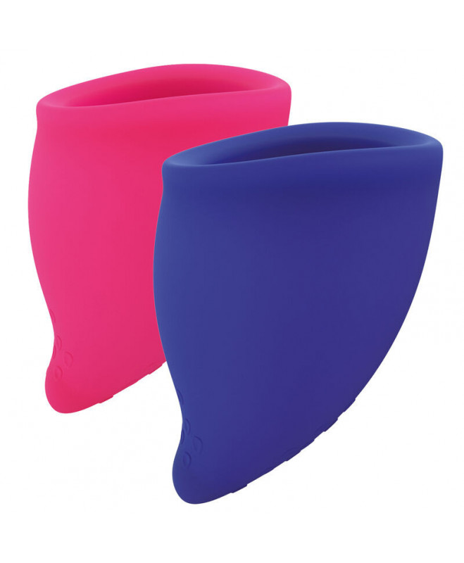 FUN FACTORY – FUN CUP EXPLORE KIT MENSTRUAL CUP PINK & ULTRAMARINE