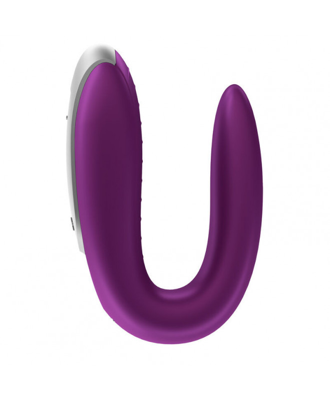 SATISFYER DOUBLE FUN PARTNER VIBRATOR - PURPURA 8