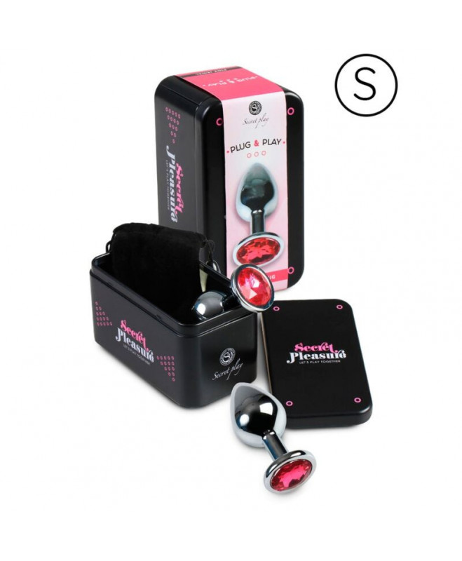 SECRETPLAY PLUG ANALINIS ALUMINIUM FUCHSIA 7CM 2