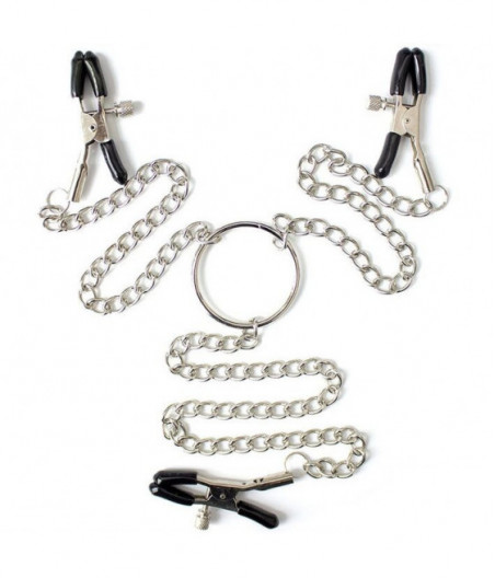 OHMAMA FETISH 3 IN 1 METAL NIPPLE CLAMPS