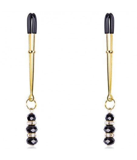 OHMAMA FETISH - NIPPLE CLAMPS WITH JEWEL PENDANT