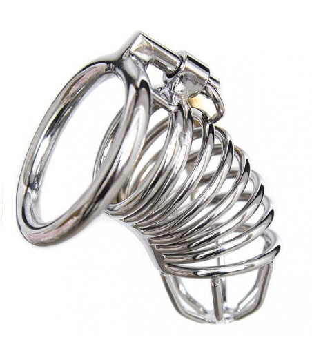 OHMAMA FETISH METAL CHASTITY CAGE SIZE S