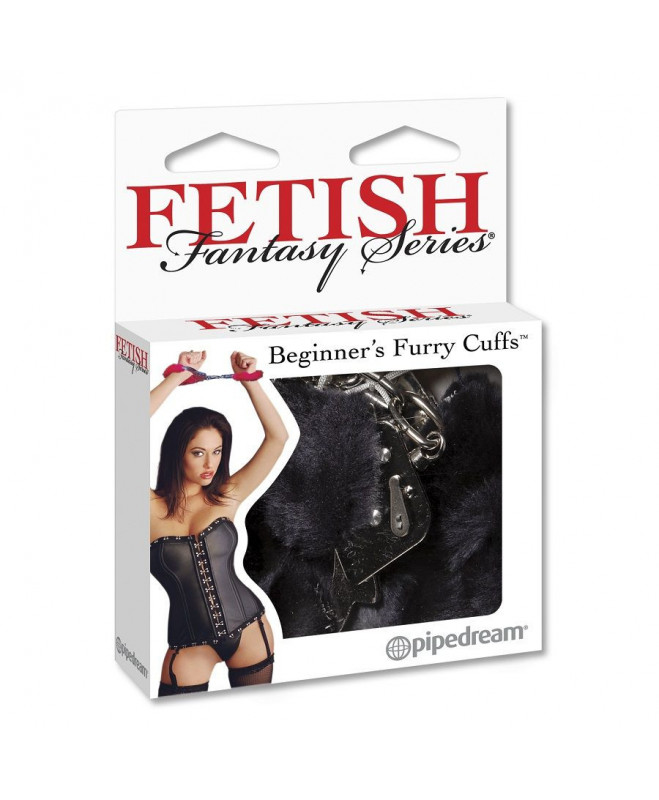 FETISH FANTASY FURRY Cuffs JUODOS